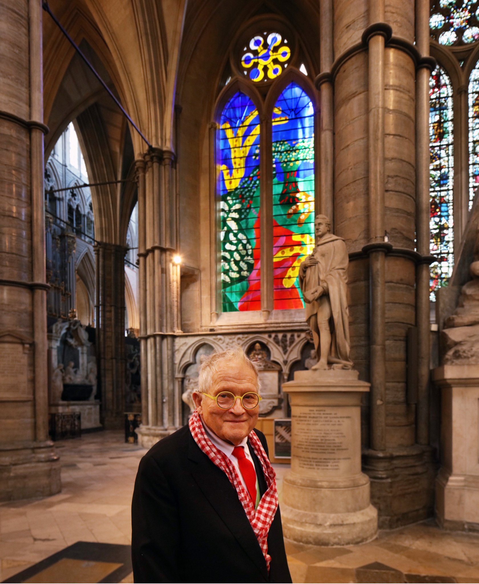 David Hockney出生于一个虔诚的卫理公会家庭 但他成年后已经不信仰基督