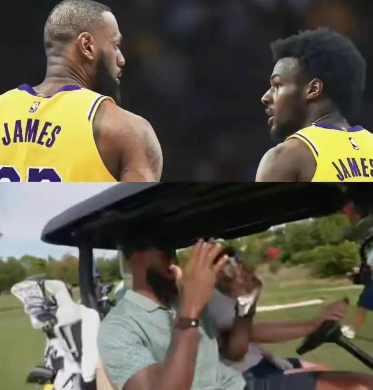 泪目了，伟大的父亲！原来詹姆斯不是不想退役，而是想为布朗尼提供更强大的动力，布朗