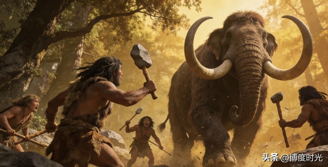 人类从茹毛饮血
到智能AI
几百万年进化历程
堪称一部传奇
周口店龙骨山洞穴里