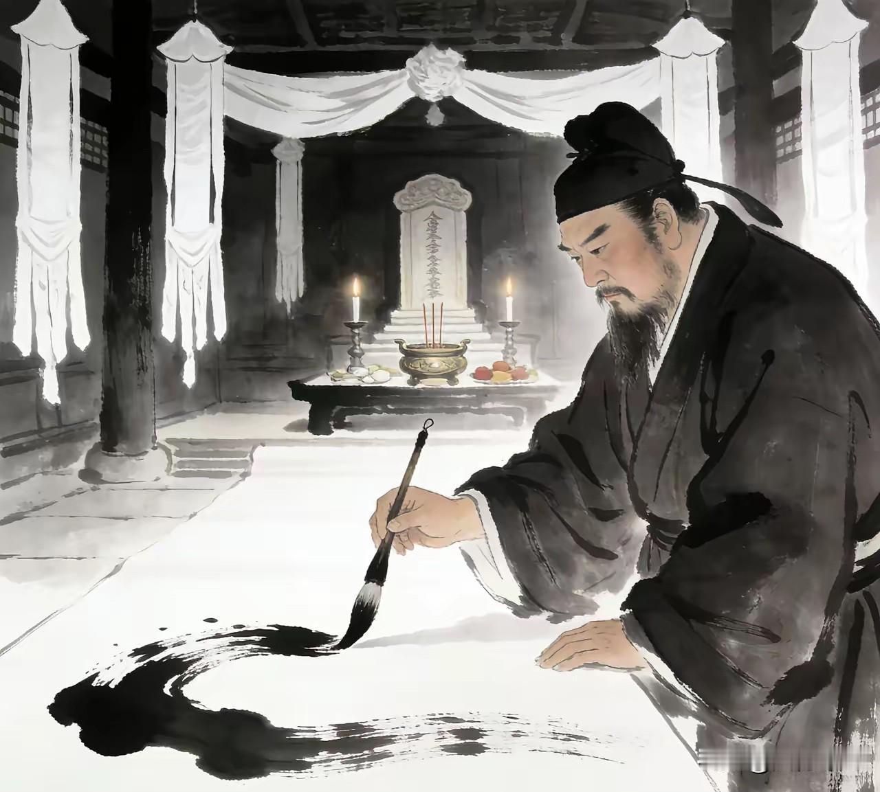 公元785年，76岁的颜真卿历经三年囚禁与无休止的折磨虐待，最终惨死于叛军之手—