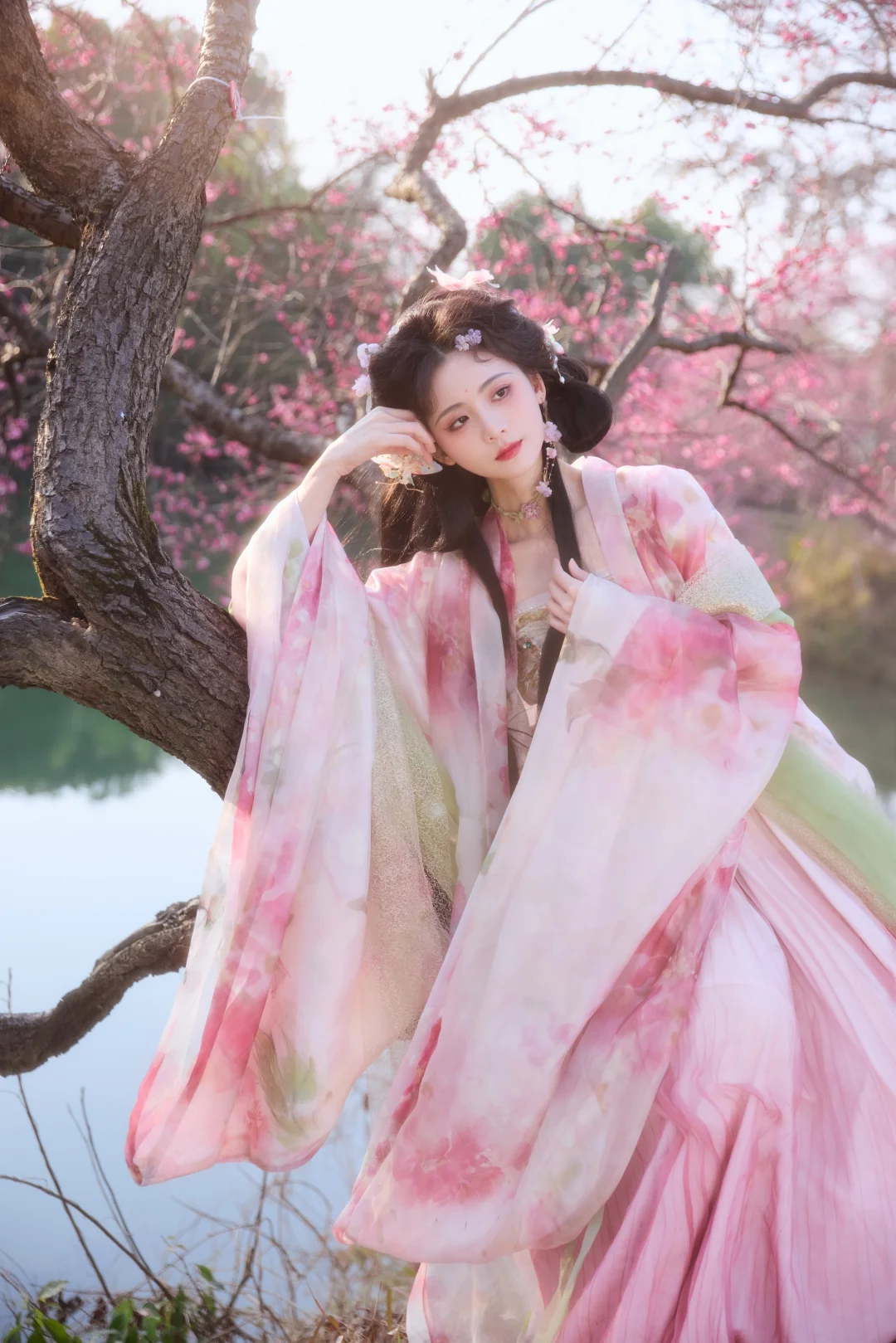 “风有约，花不误🌸”