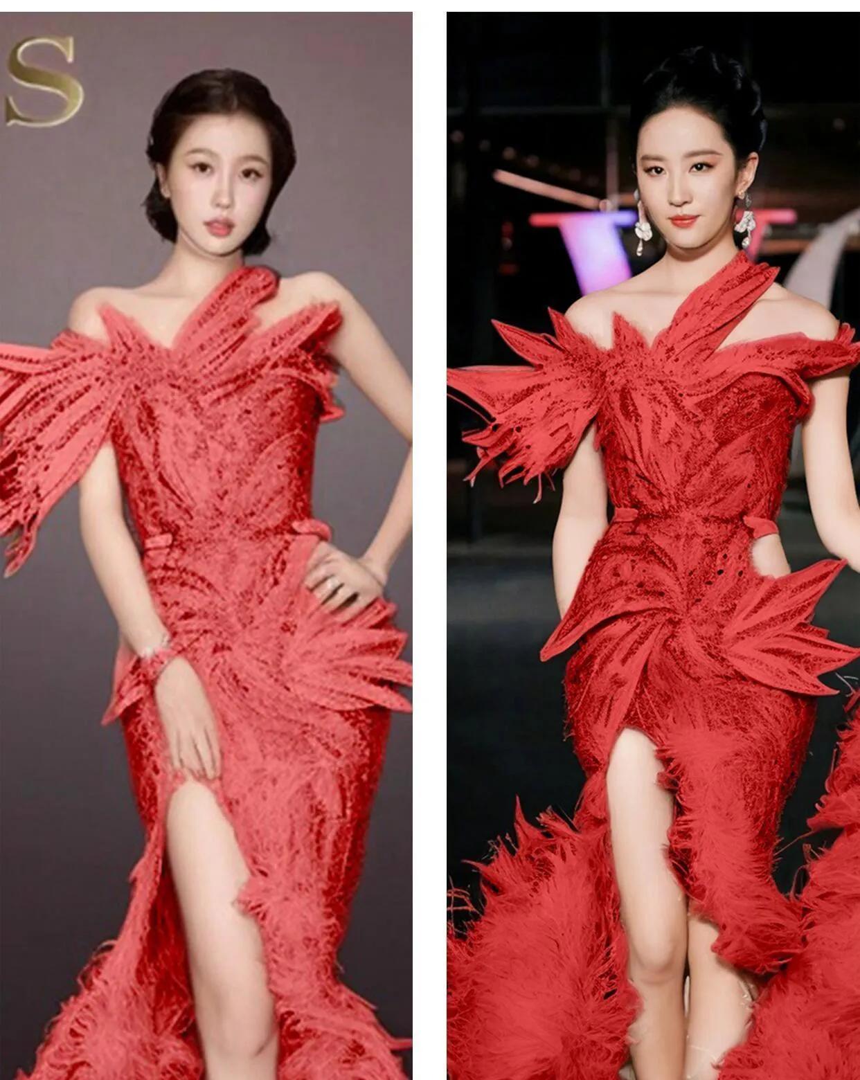 明眼人都看得出谁更漂亮吧？刘亦菲强了不止一星半点啊！现在审美降级太严重了，包装出