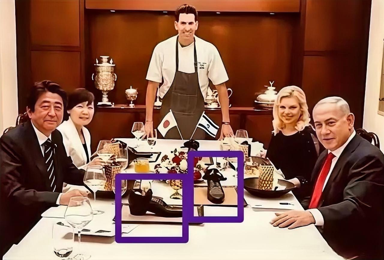 见过奇葩，还真没见过如此奇葩！餐桌上摆满了鞋，鞋里还放着甜点，就问甜不甜？

这