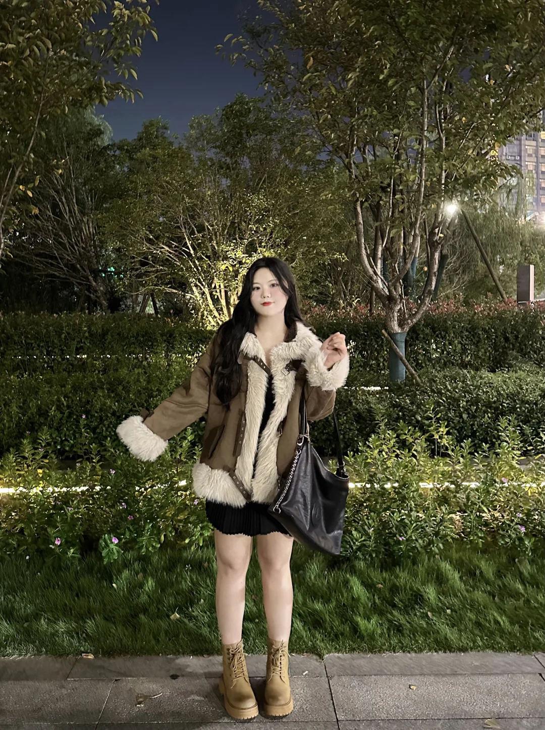 180斤｜肉肉女生的秋冬穿毛毛外套太好看啦
