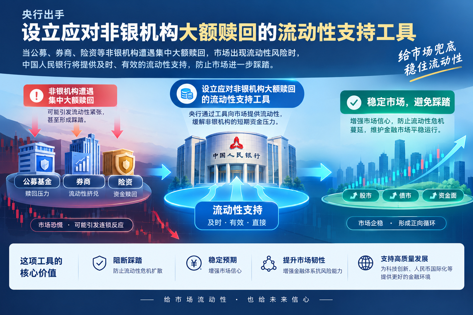 好事来了，央妈给流动性工具了，不至于猛砸了 ​​​