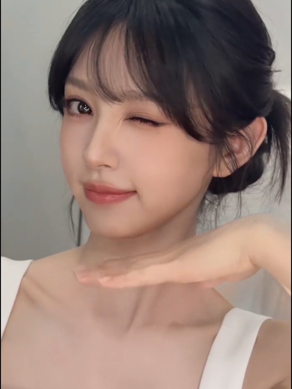 好想捏捏我家白茶田妹的小脸蛋🥰🤏🏻金鹤龙给田曦薇化的白茶妆田曦薇白茶甜妹妆