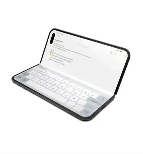 苹果首款折叠屏iPhone X Fold
5.5英寸外屏+7.7英寸内屏
没准装