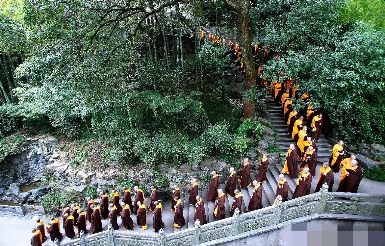 这浩浩荡荡的，与部队可没啥区别。
不仔细看，还真的以为是某对在集体训练，再仔细一