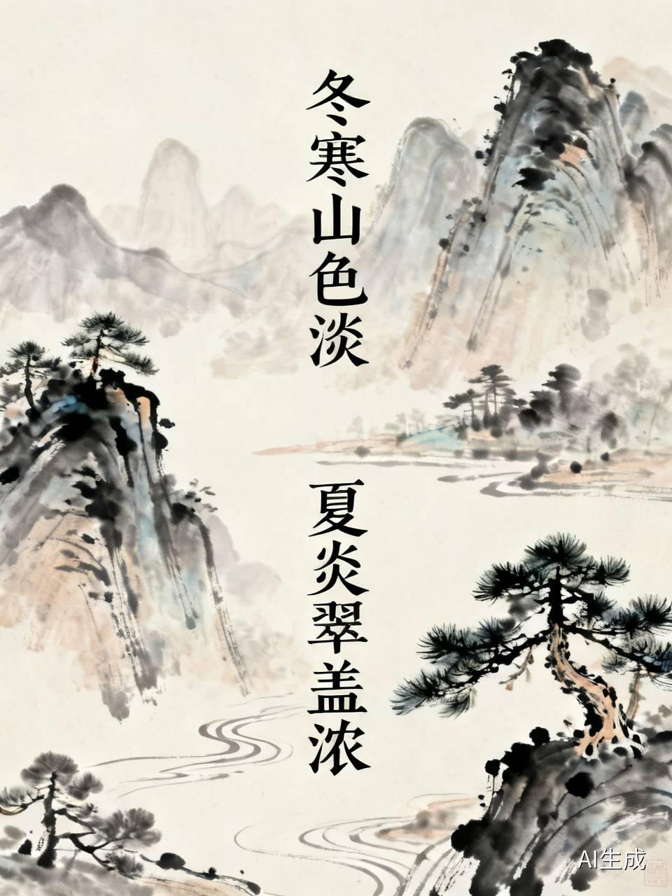 下联：夏炎翠盖浓。