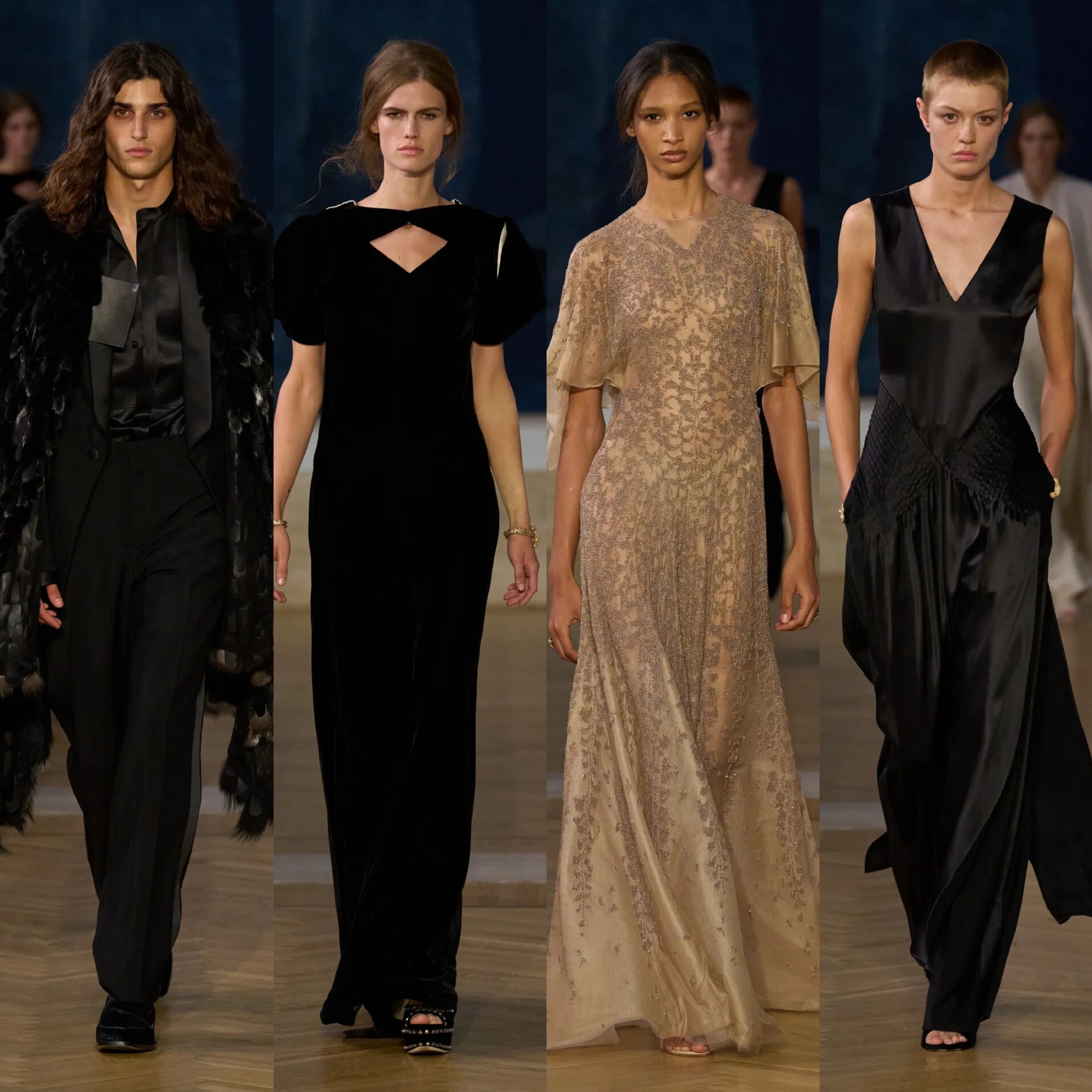 FENDI 2026 秋冬高定整体看下来给人眼前一黑整个系列几乎没有建立起属于F