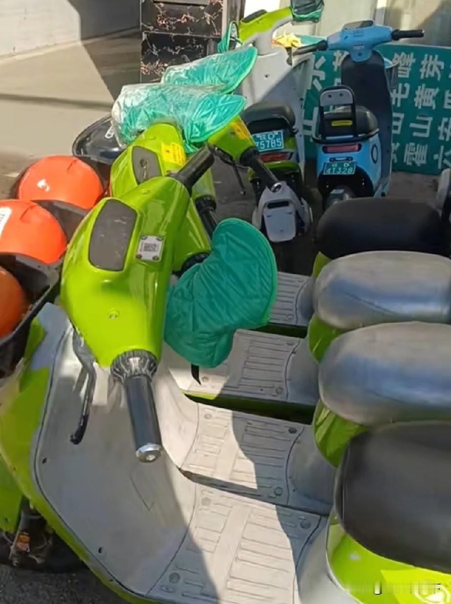 寿县的共享单车安装上挡风手套，越来越替出行者考虑了
共享单车只要管理的好，不乱停