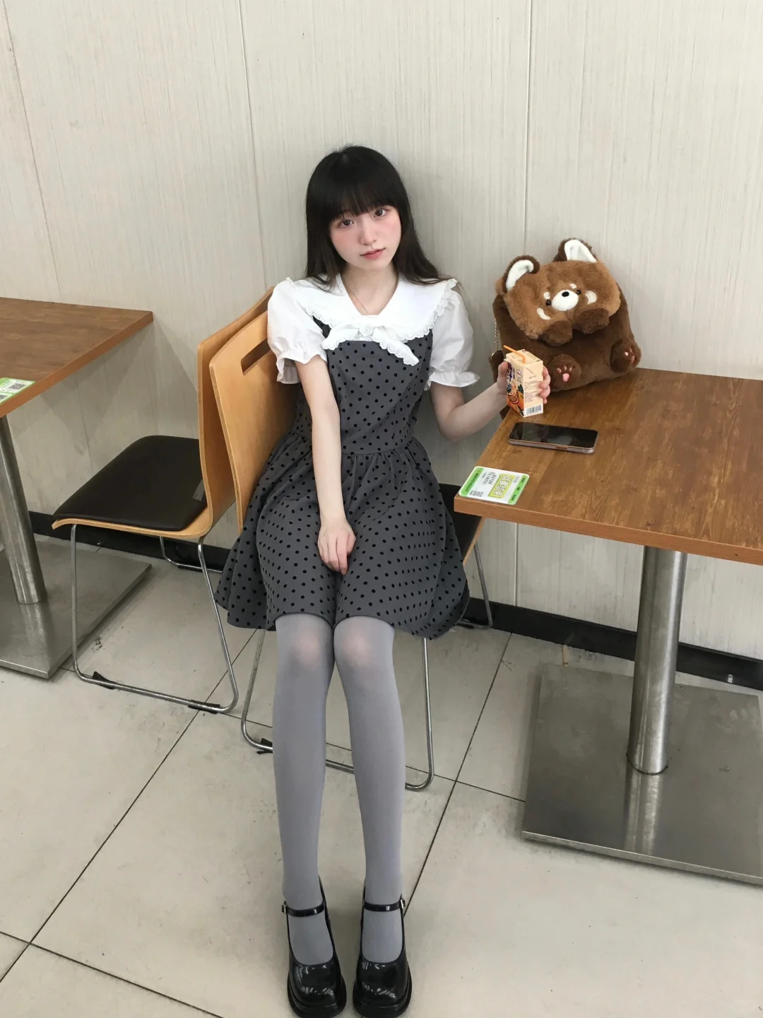 コンビニで