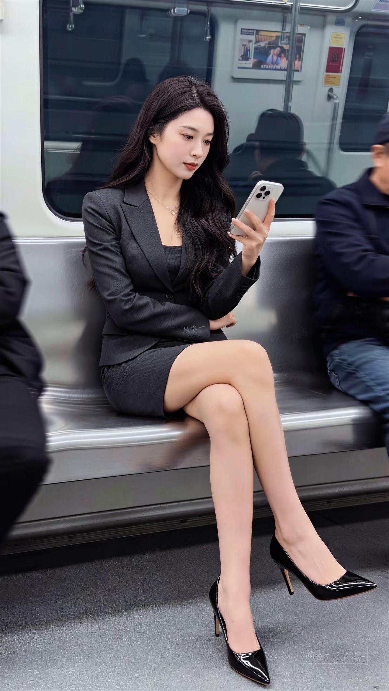 黑色职业装穿搭 通勤穿搭分享 通勤御姐风 高跟鞋配职业装