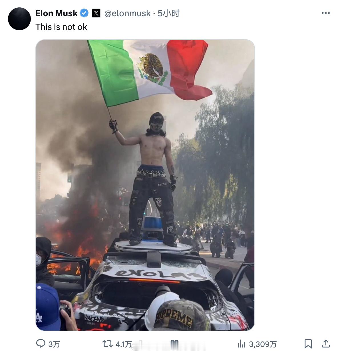 洛杉矶警方承认局面已失控 发现了一个很神奇的现象，这次洛杉矶冲突，好多西方媒体就