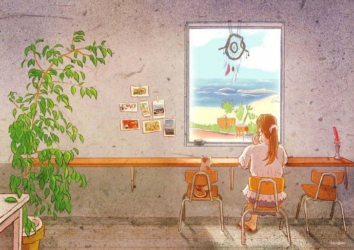 “生活就是这样，特别用力，就特别容易疲惫。当发自内心不在意时，好像一切都如约而至