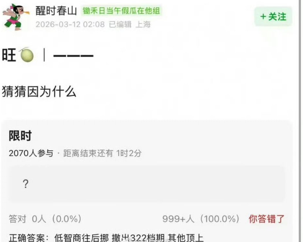 田曦薇《低智商犯罪》那部剧延迟？然后换成倪妮这部？ 