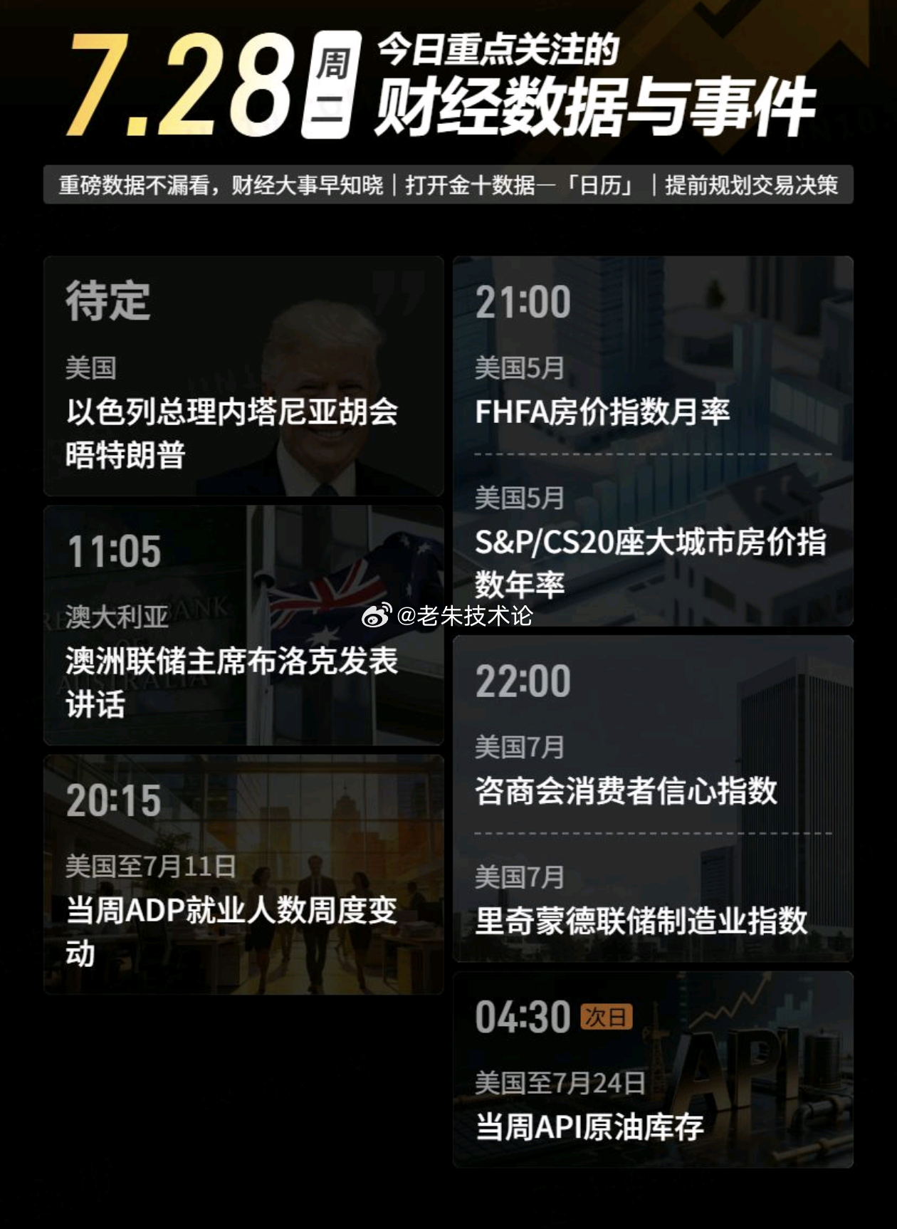 【今日重点关注的财经数据与事件：2026年7月28日 周二】① 待定 以色列总理