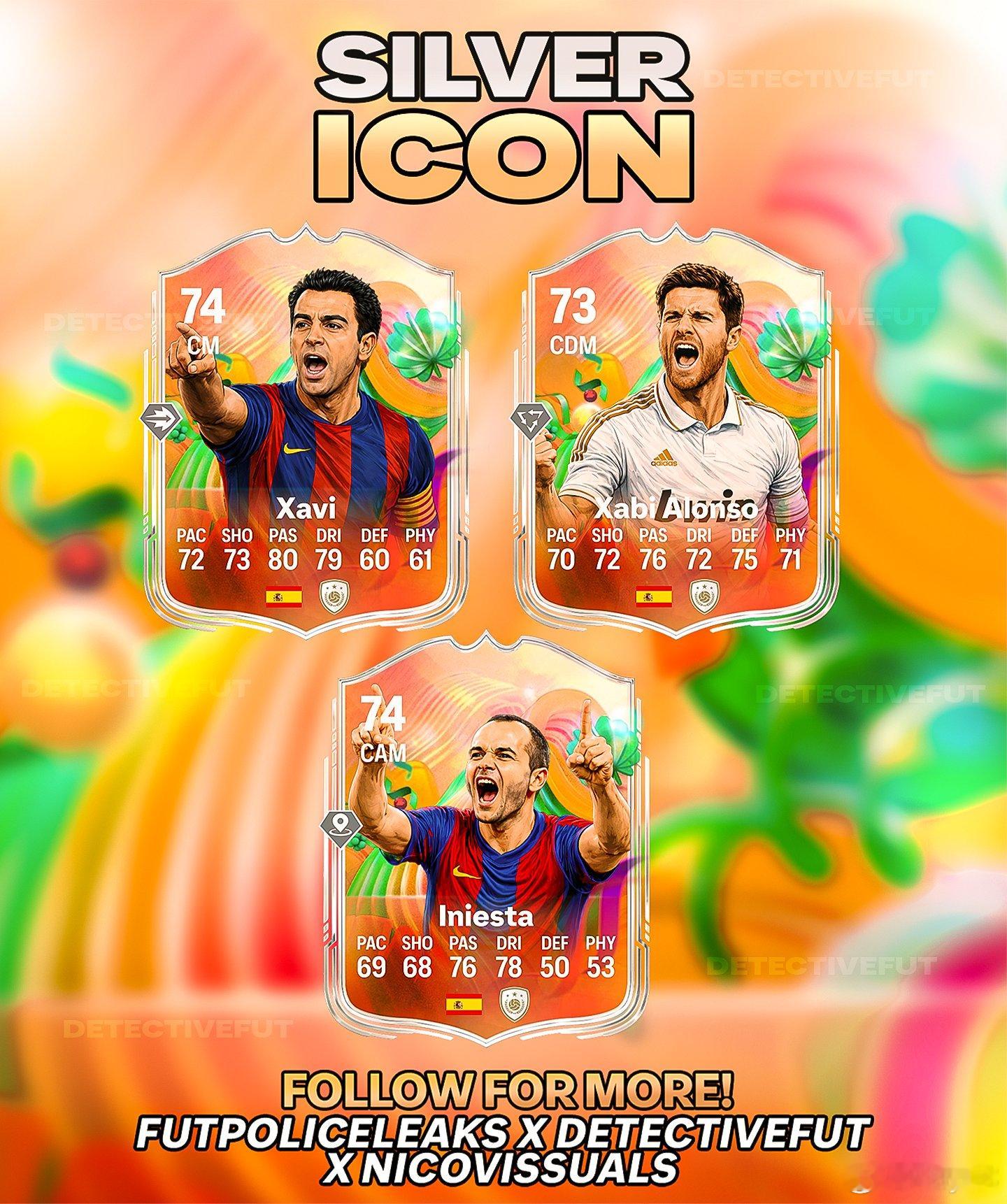 新赛季白银传奇部分球员开始泄露。小白、 哈维、阿隆索确认。FC26