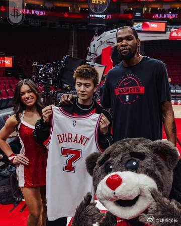 杜兰特 × 任嘉伦休斯顿火箭休斯顿火箭超话 