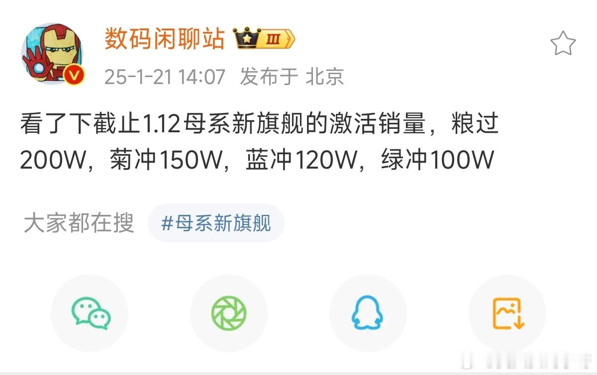 单独看今年旗舰的激活率这个数据还是有点不够直观，毕竟就标准版的销量来看，小米15