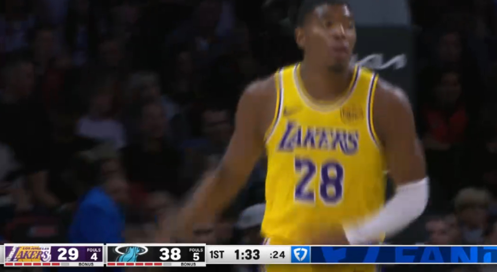 八村有点抽象了湖人vs热火