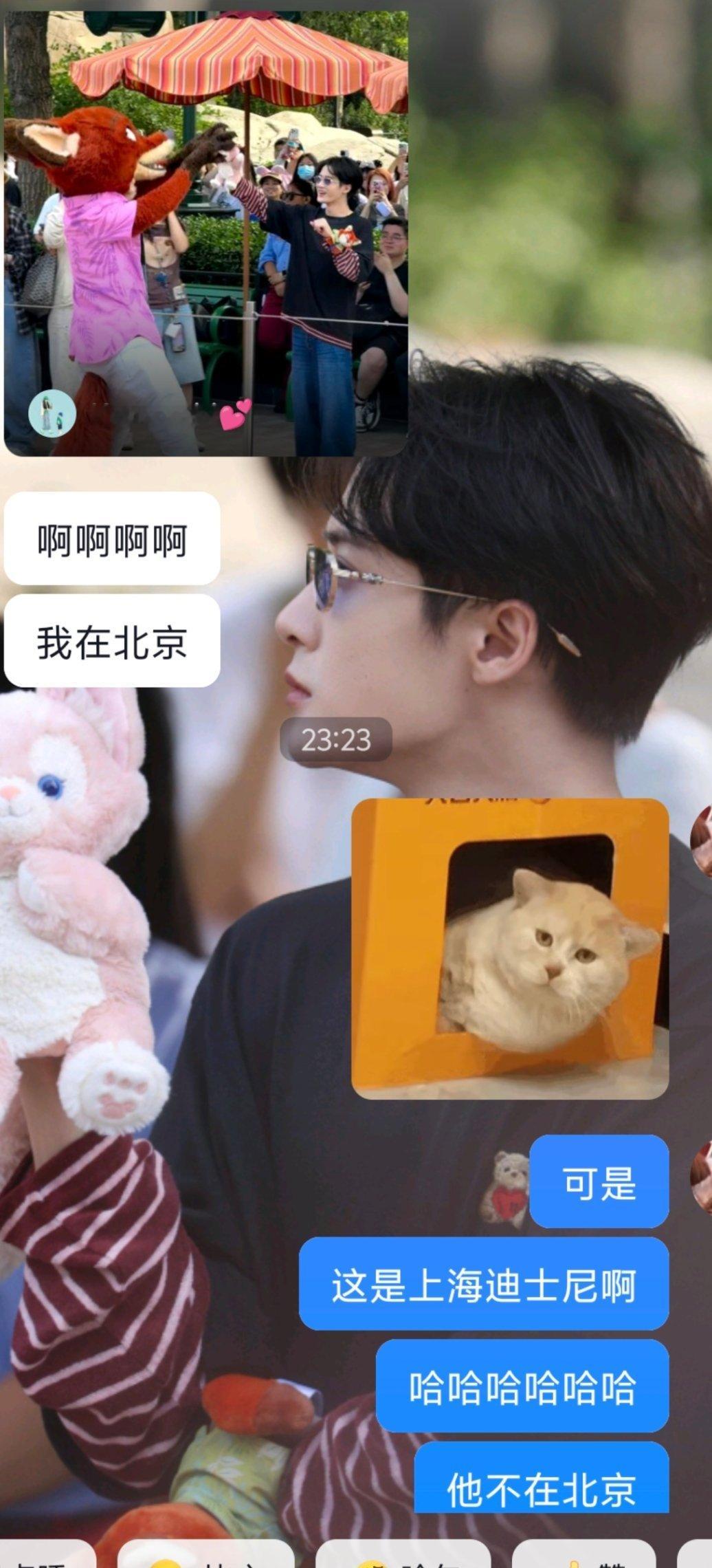 没绷住哈哈哈哈我朋友以为是环球影城🤣🤣🤣 ​​​