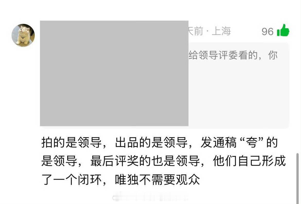 我紫的剧是拍给评委看的拍给领导看的拍给博士生看的拍给海外精英看的…独属于“上沉”