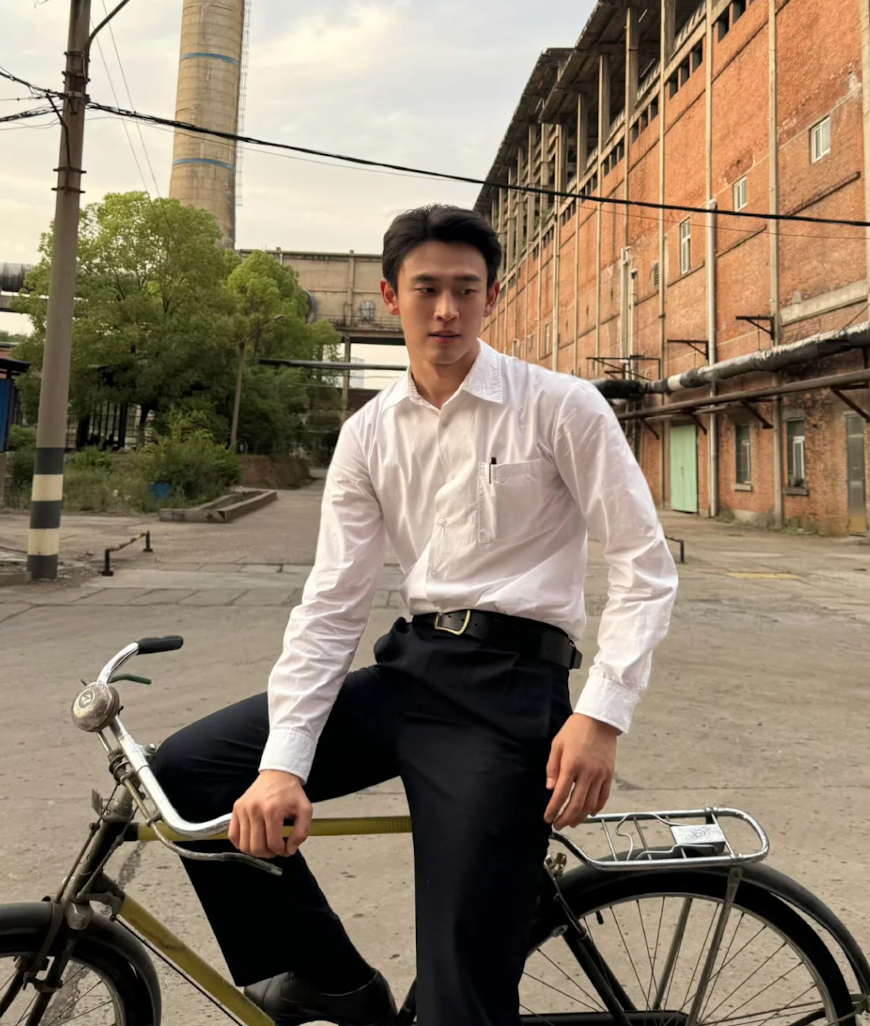 王天辰往那一站就是贵公子 所有人感受，王天辰中式造型太有韵味了，修长好看的双手配