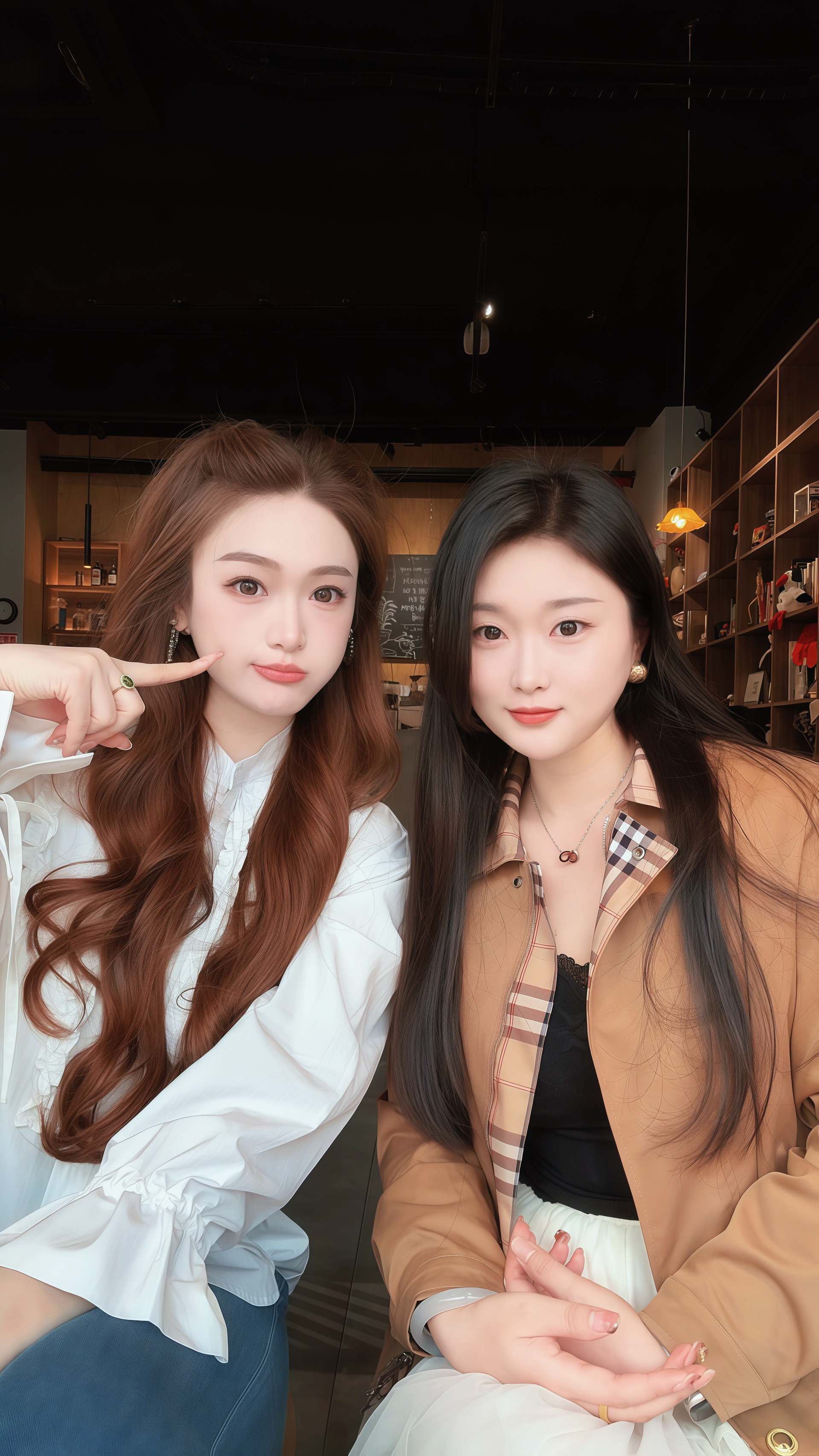 和闺蜜的约会时间一杯咖啡就能畅聊一下午坦然享受惬意时光 