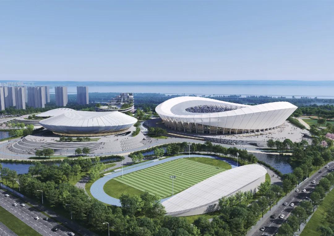 太湖之畔，浮莲初绽。2026年6月29日，无锡奥林匹克体育产业中心二期项目正式通