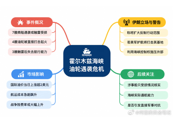 霍尔木兹海峡一夜7艘油轮受损，伊朗警告美国勿强行护航伊朗官方称霍尔木兹海峡一夜间
