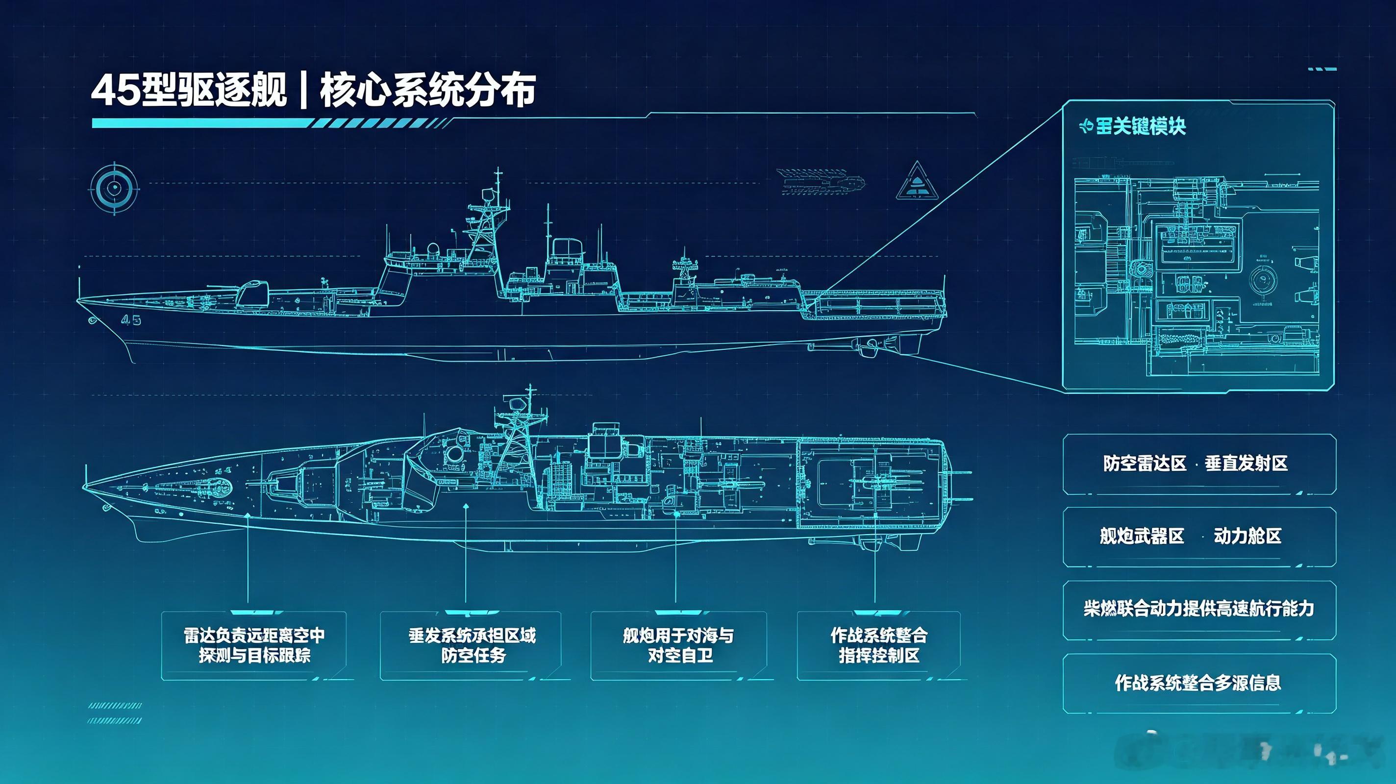 英国45型驱逐舰｜大英海军区域防空支柱作为英国皇家海军现役唯一专用防空驱逐舰，4