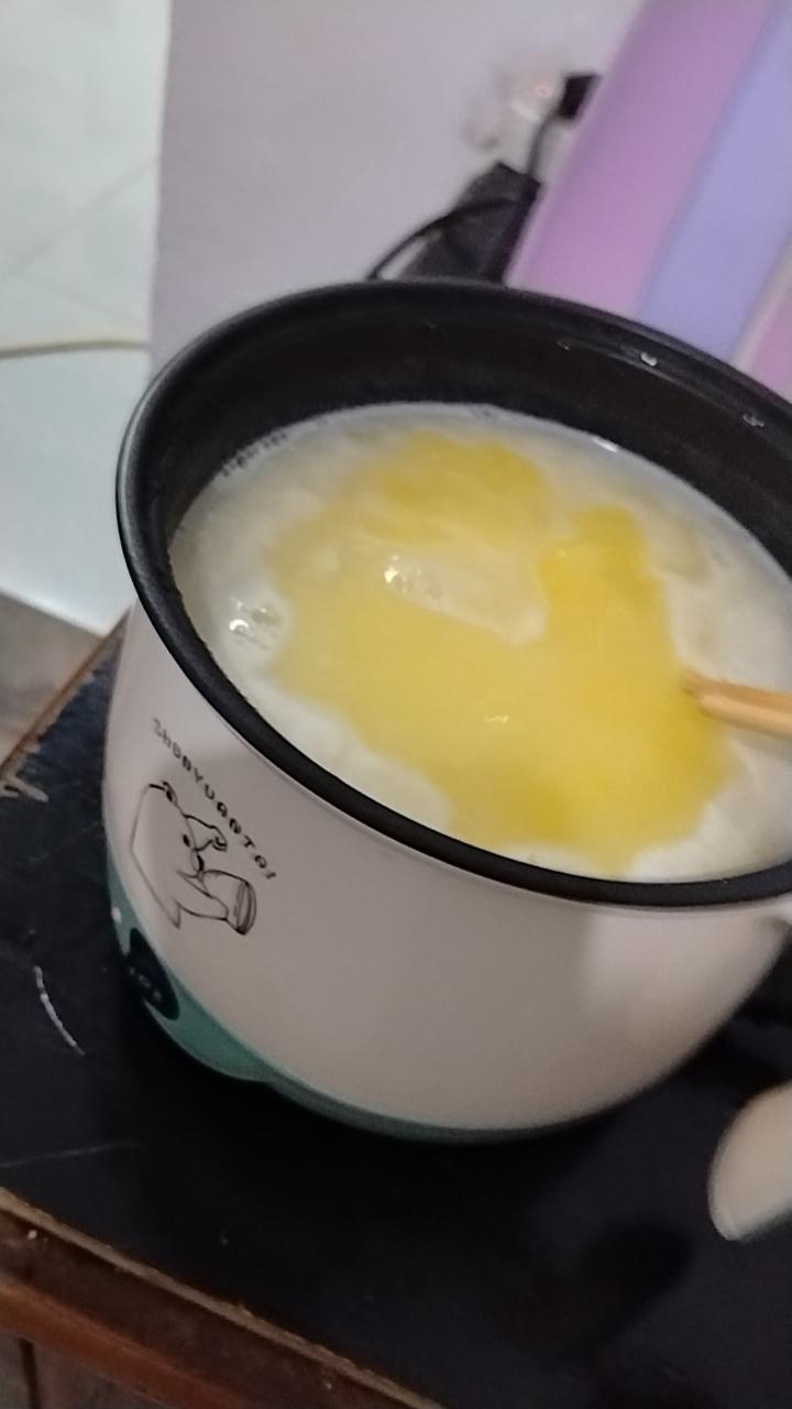 晚上喝的玉米糊糊