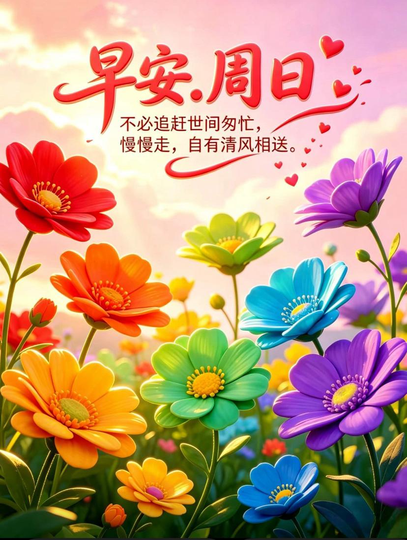 🌺2026./6.14.晨晖揽夏.福伴朝夕🌺

🌱🌅晨光铺展人间，清风扫