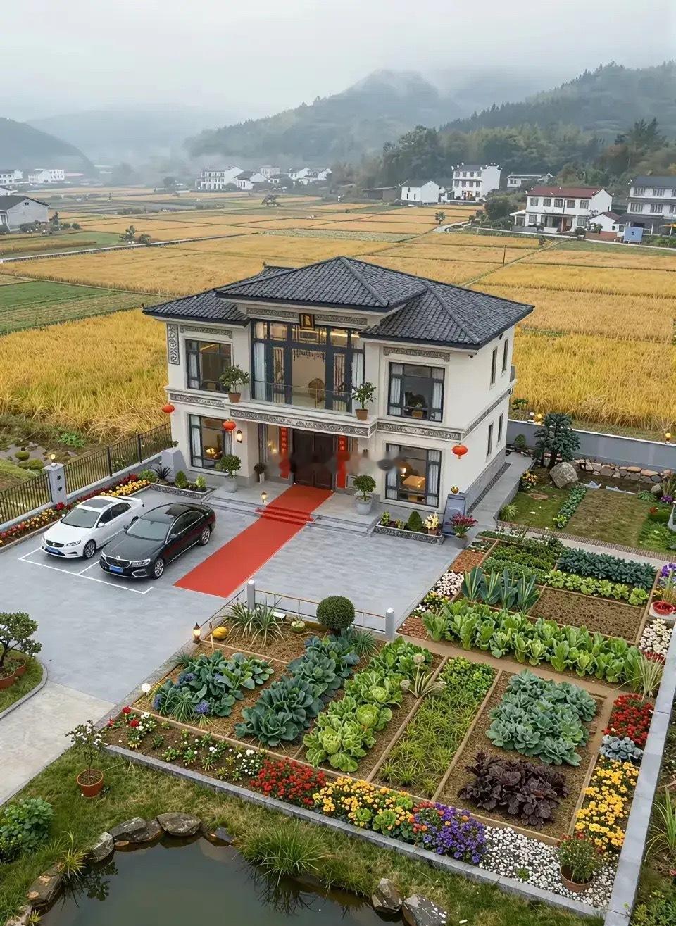 明人不说暗话，这样的设计，应该是农村自建房最完美的样子吧？ 