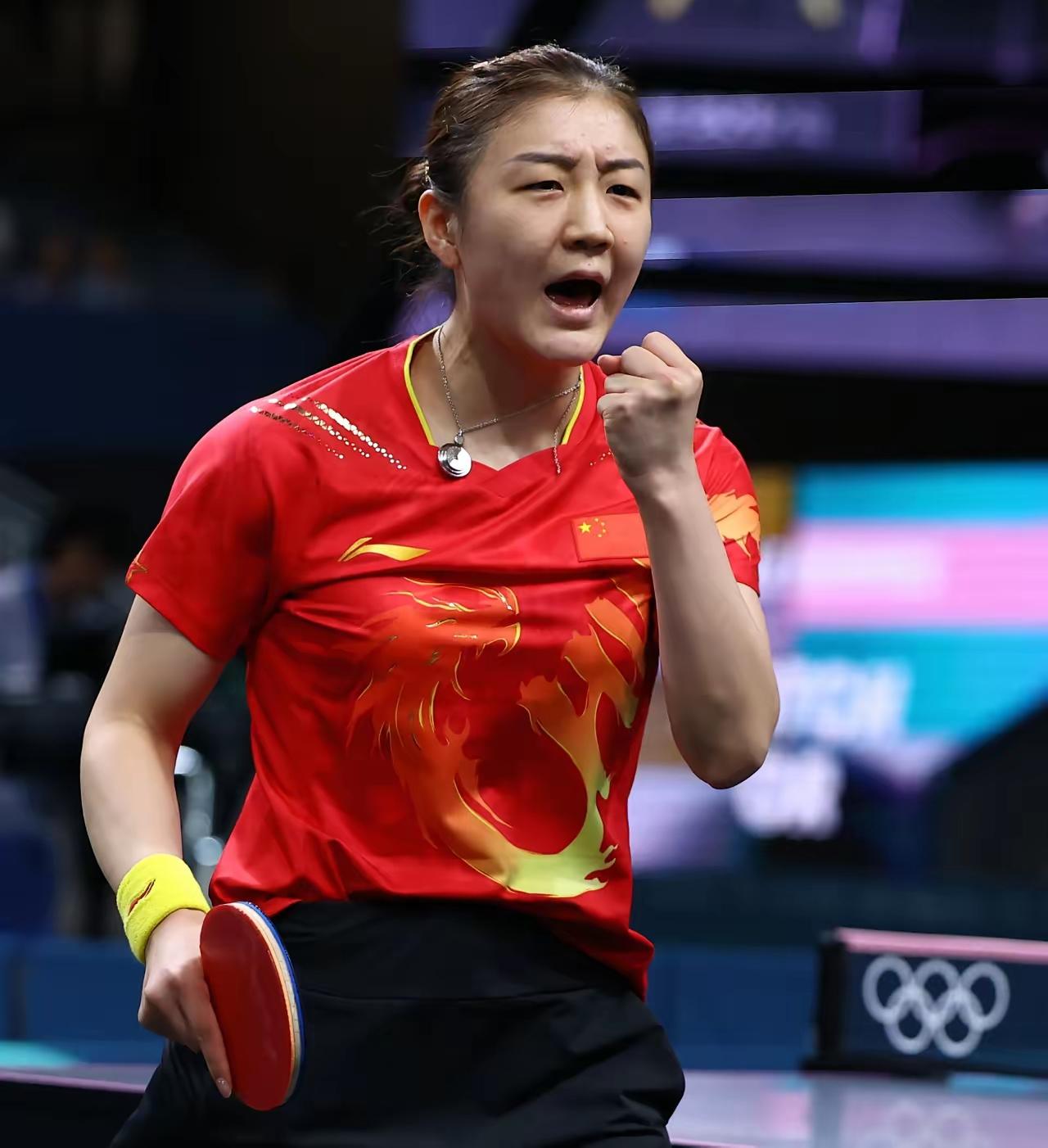 陈梦参战全锦赛，对球迷来说，是一个福音！球迷不乞求她夺冠，能多看她几场比赛就很滿