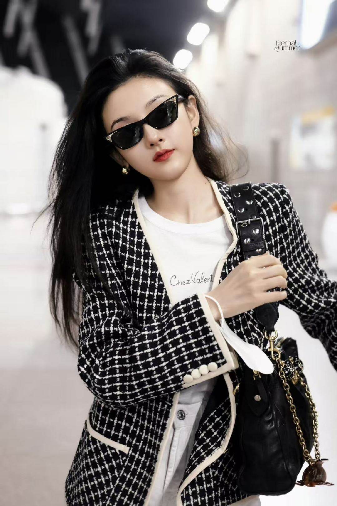 宋祖儿小香风外套宋祖儿出发时装周期待宋祖儿[期待] ​ ​​​