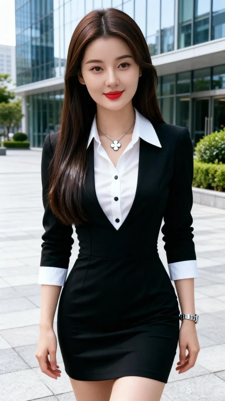 优雅职场风穿搭，黑白配尽显干练气质！