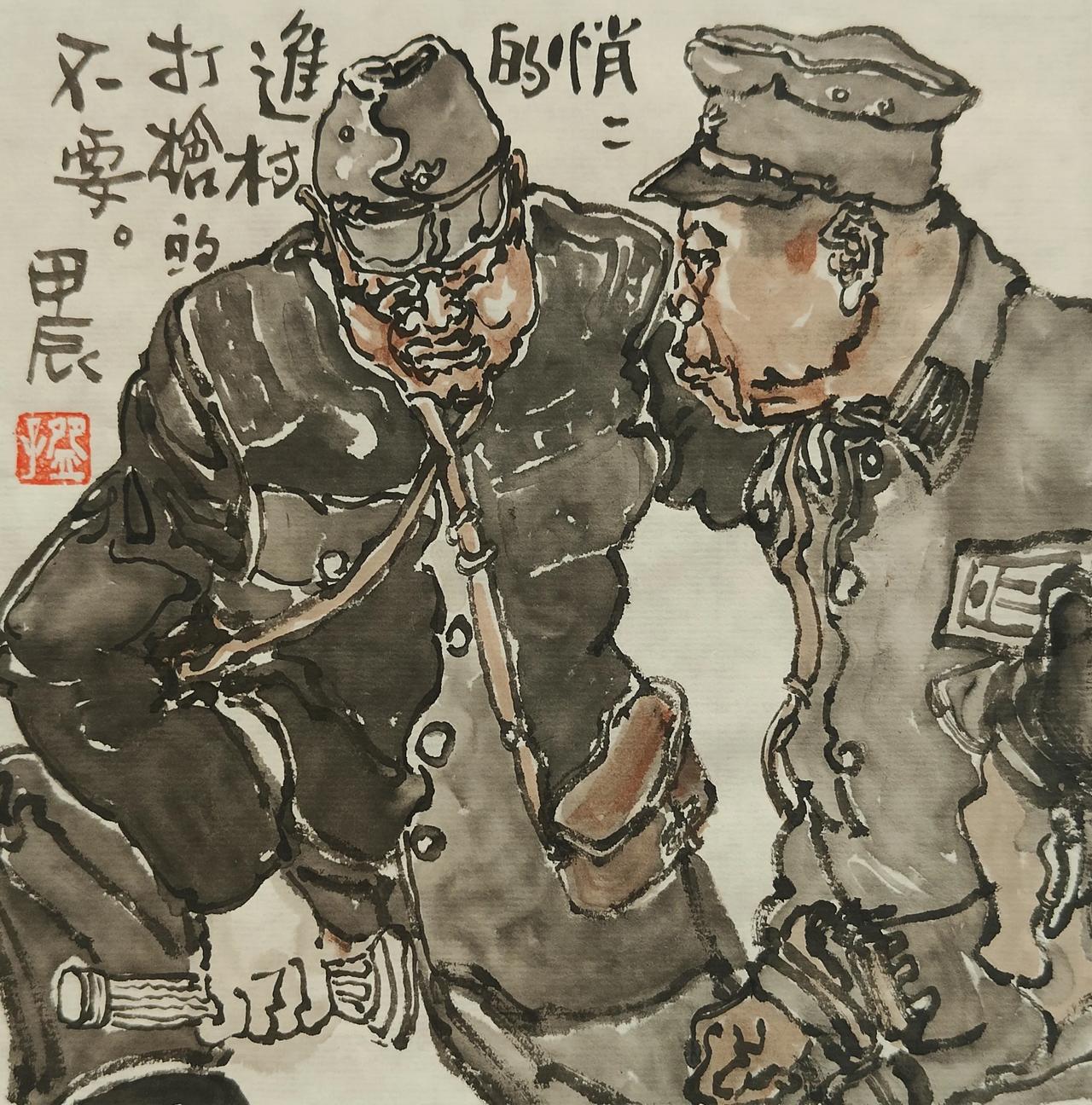 碗子的1/4平尺水墨
​看经典台词，猜猜是哪部老电影。[偷笑]#水墨碗子#