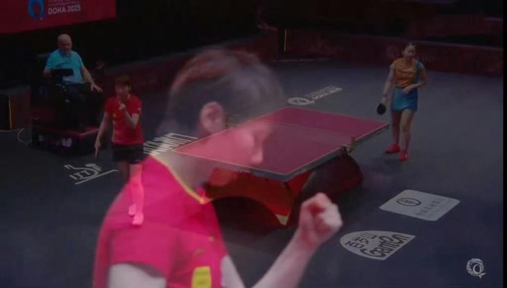 王曼昱首轮对阵张本美和第九次交手！王曼昱加油⛽！健康顺利！ 