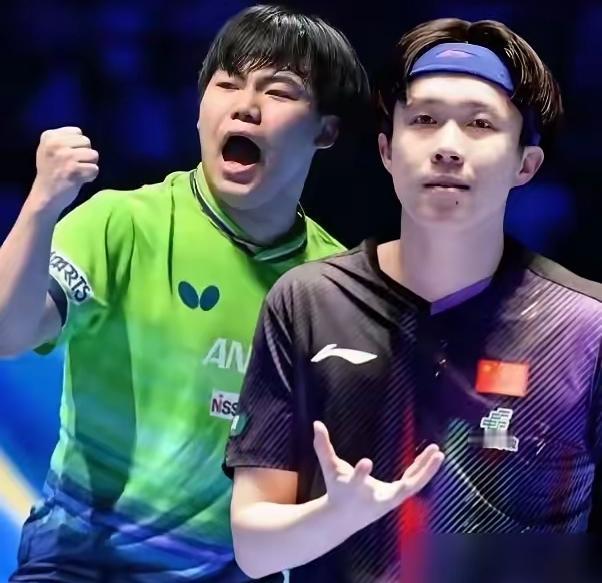 王楚钦的担子
越来越重了，
这次要不是自己稳如泰山，这一次就让

日本小将松岛辉