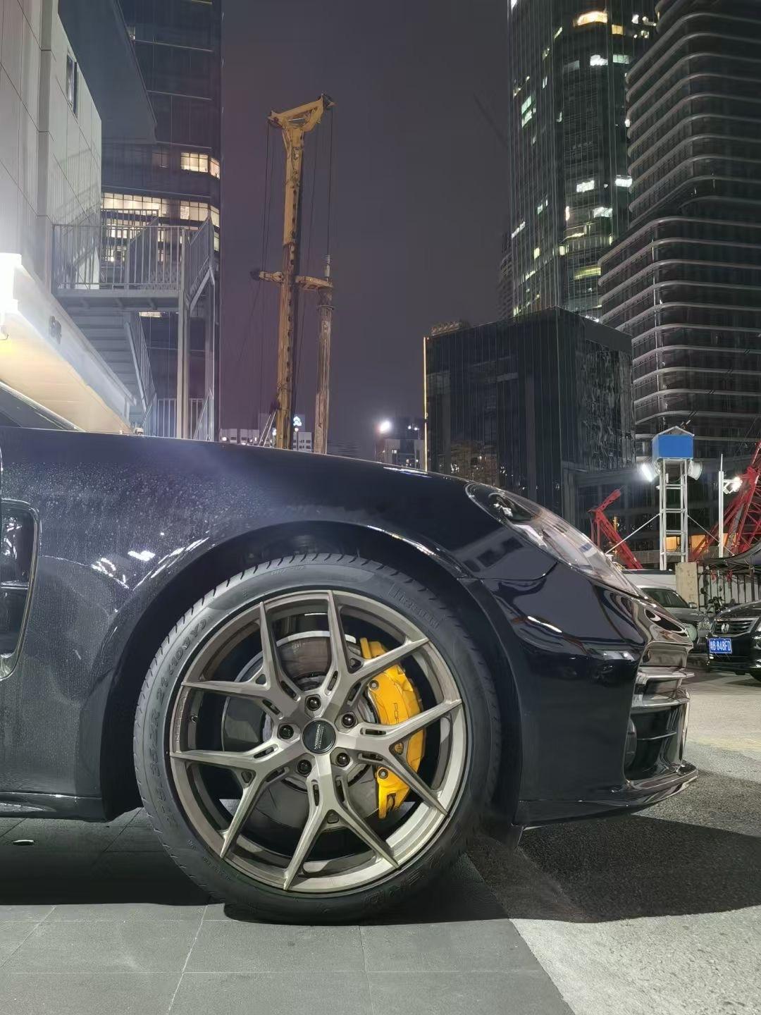 保时捷 帕拉梅拉 ，美国 🇺🇸VOSSEN HF5 21寸 完工[作揖] ​