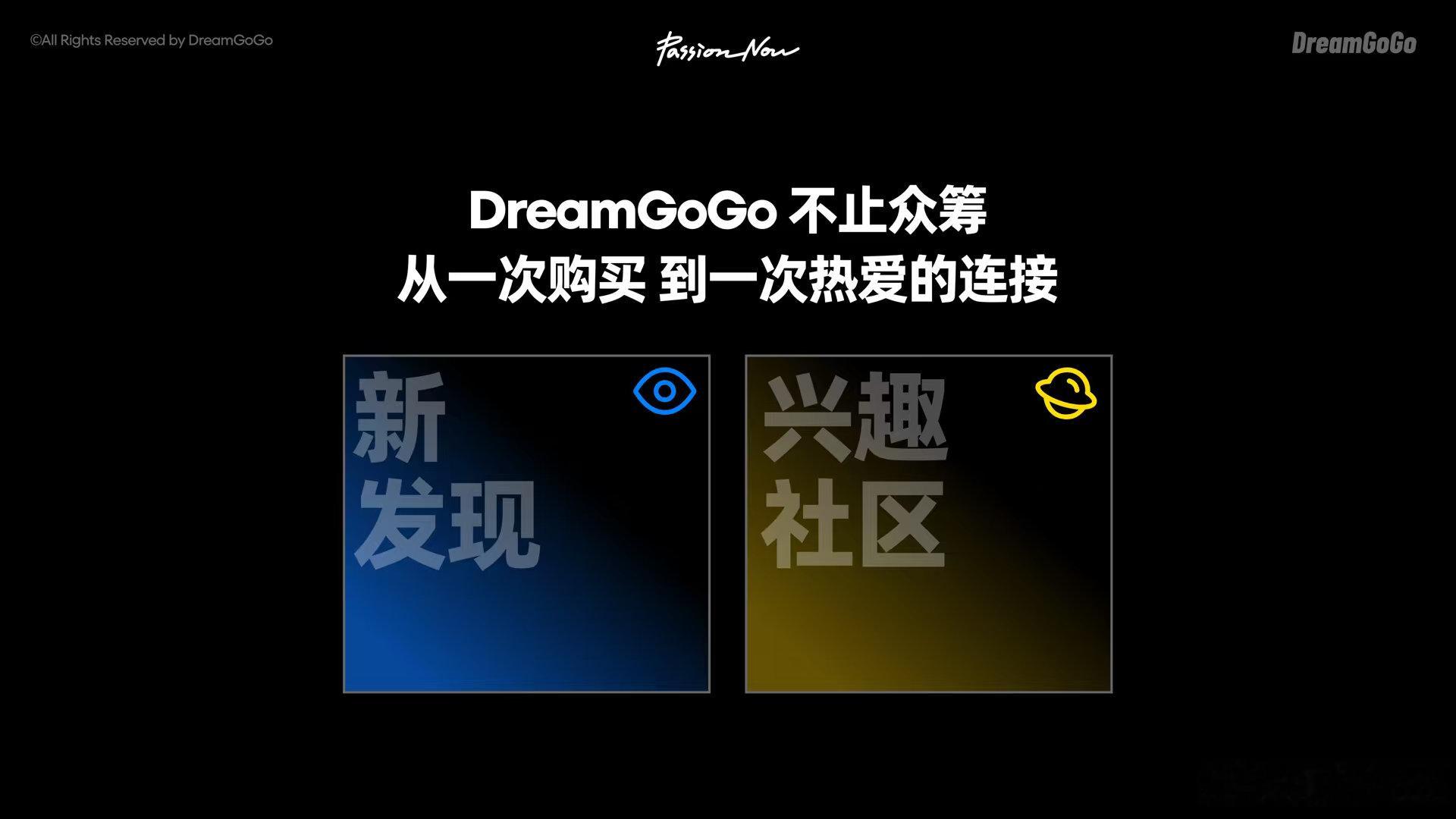 追求源于热爱DreamGOGO众筹平台测试上线我觉得挺有意思的3C产品能够做到如