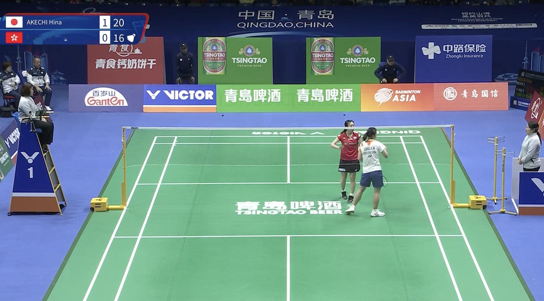 2026亚洲羽毛球团体锦标赛【女团X组：日本🇯🇵 3-0 🇭🇰香港】1、