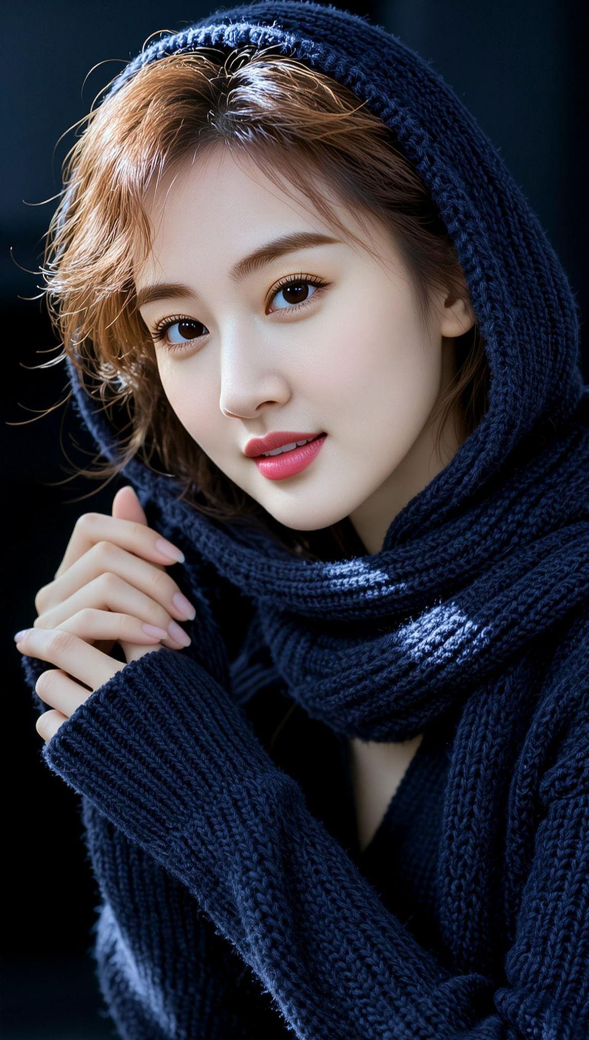 AI深蓝氛围感自拍 抖音ai创作