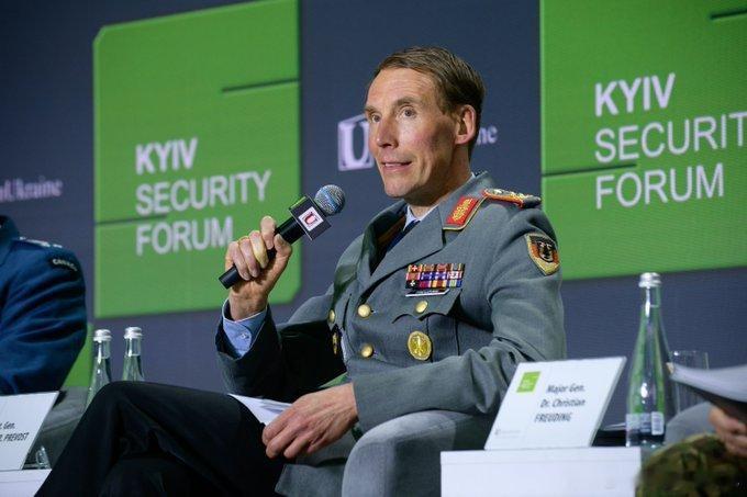 美媒，德国将军克里斯蒂安·弗罗伊丁表示，欧洲最令人不安的变化并非发生在战场上，而