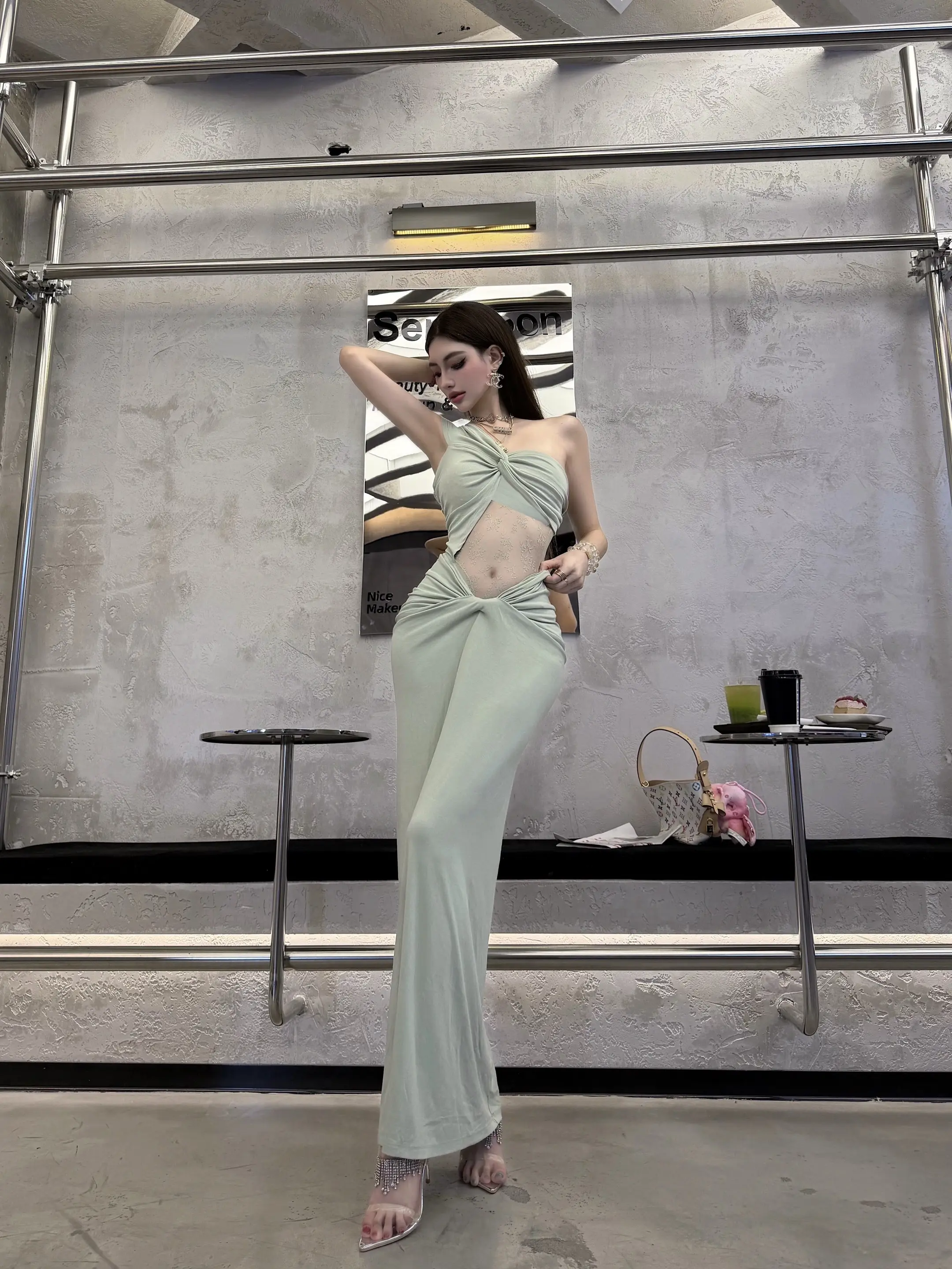 薄荷绿也可以是裙子👗。