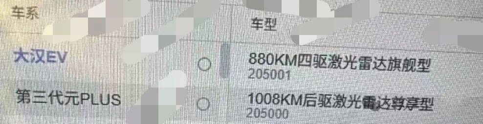 比亚迪 比亚迪大汉EV谍照