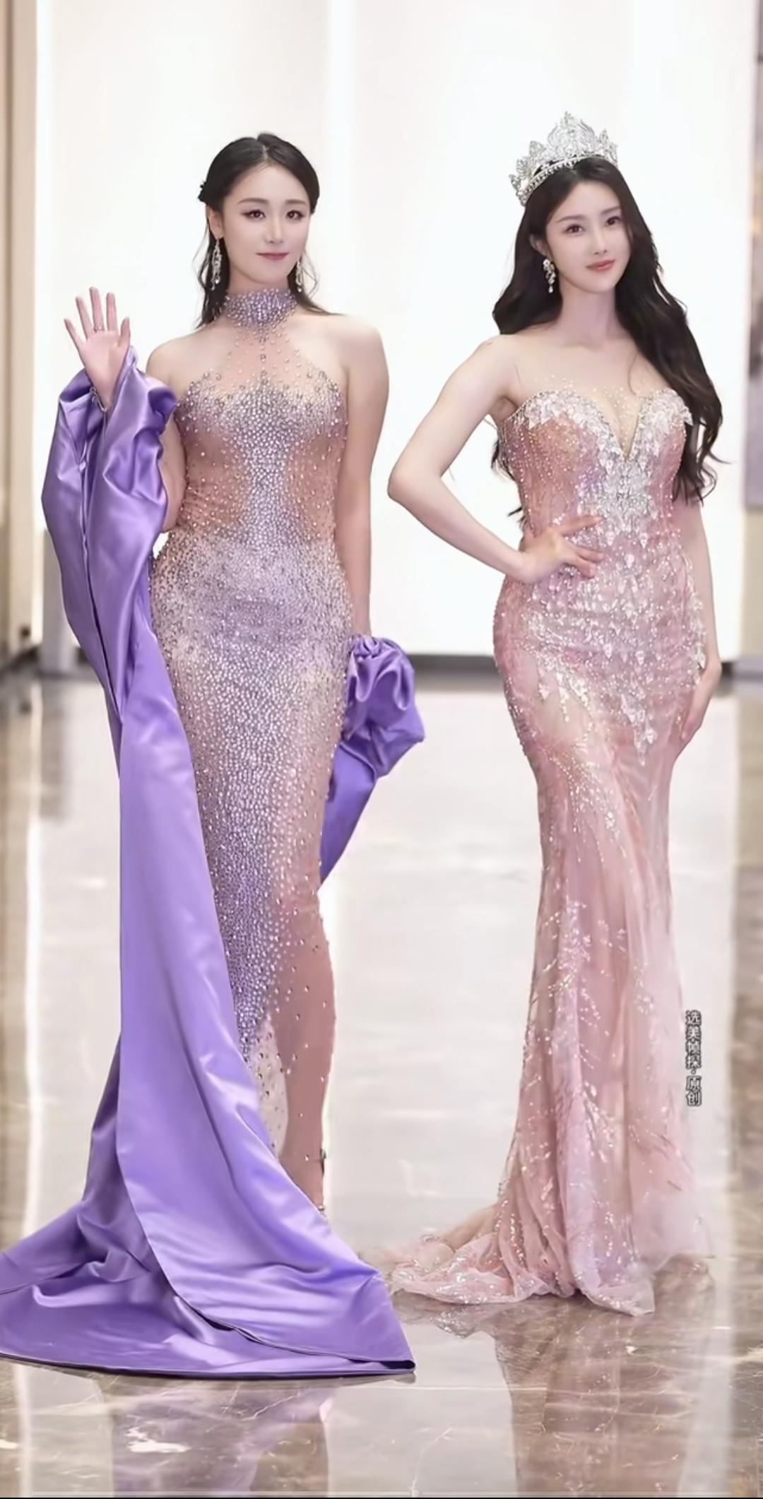 梦幻公主风，闪耀的礼服与王冠，谁是最美的小仙女？👑✨