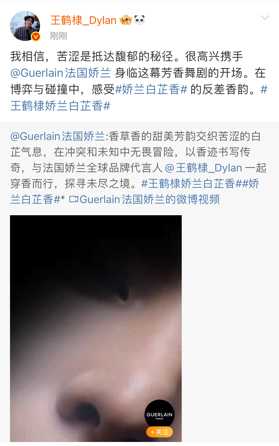 王鹤棣我相信苦涩是抵达馥郁的秘径 ​​​